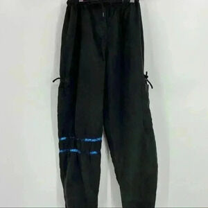 Revolution Women's Dancewear Black Peacock Pockets Pants Size LC